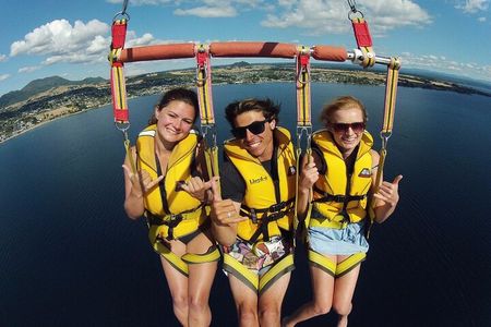 Parasailing Adventure over Lake Taupo