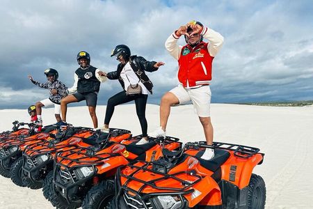 Quad bike in the Atlantis sand dunes Cape Town