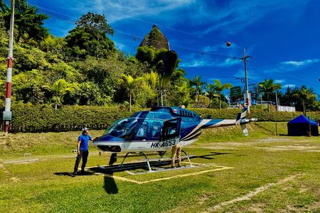 Private Tour to Guatapé with Helicopter Boat Ride and Roca Peñol