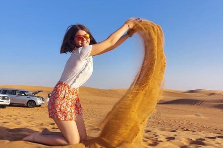 Evening Desert Safari Camel Ride Live Shows Shisha Dinner 