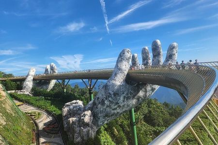 Golden Bidge, Marble Mountain & Monkey Mountains from Hotel in Da Nang or Hoi An