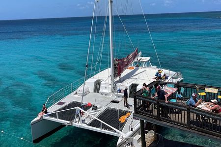 Half Day Catamaran Party Boat, Snorkeling and Hip Strip Tour