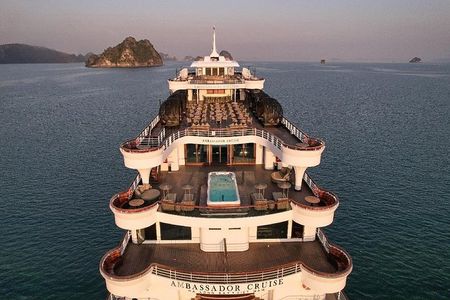 Ambassador Cruise Ha Long Bay Full-Day Luxury Experience