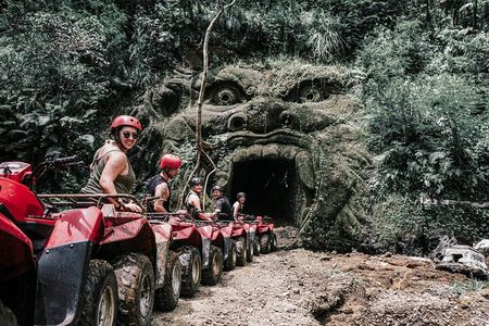 Gorilla Cave ATV Bali Ubud, Monkey Forest, Temple, and Lunch