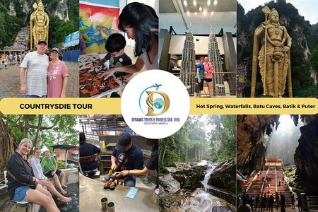 Countryside Tour Waterfall, Hot Springs & Batu Caves With Lunch