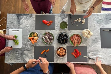 Barcelona: Rooftop Tapas & Sangria class with a Local Chef