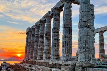 Athens: Half Day Trip To Cape Sounio/Poseidon Temple Semi Private