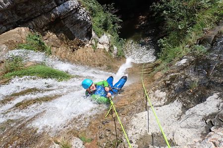 Canyoning "Vione" - advanced Canyoningtour also for sportive beginner