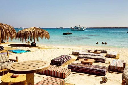 Orange Bay island Maldives of Egypt snorkeling Private 4 hours