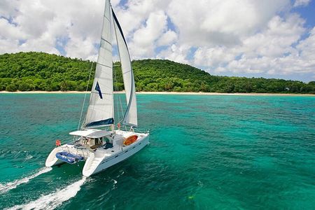 Catamaran Trip to Ile au Cerfs with Lunch and GRSE waterfall