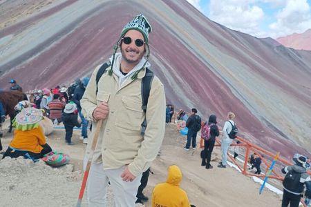 Majestic and natural Mountain of Colors of Cusco, Peru