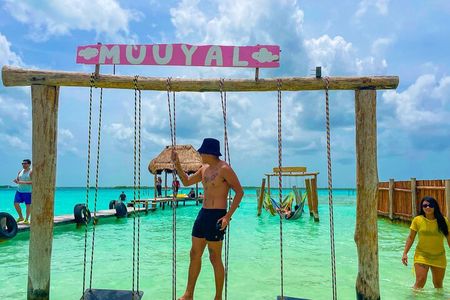 Bacalar Lagoon & Kayak Tour in Club Marmol from Playa del Carmen