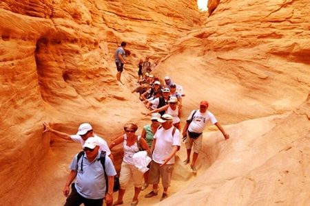 Jeep Safari in Salama Color Canyon & Dahab Tour from Sharm