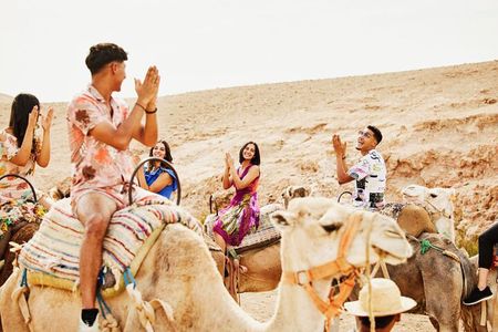Camel Ride Day Trip in Desert Agafay and Atlas Mountains