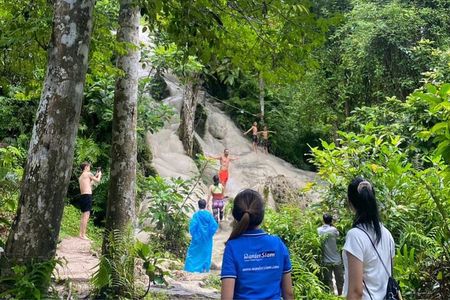 Sticky Waterfall Chiang Mai and Mae Ngat Boat Tour