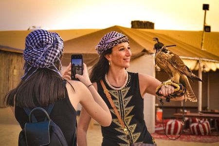 Morning Desert Safari Dubai Tour with Camel Ride and Breakfast 