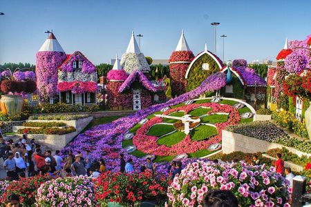 Dubai Miracle Garden Admission Ticket with Hotel Transfer 