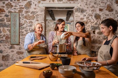 Athens Cooking Class and Lunch in our beautiful garden in Greece