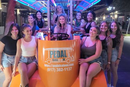 Pedal Saloon Fort Worth West 7th 2 Hour Mixer Tour