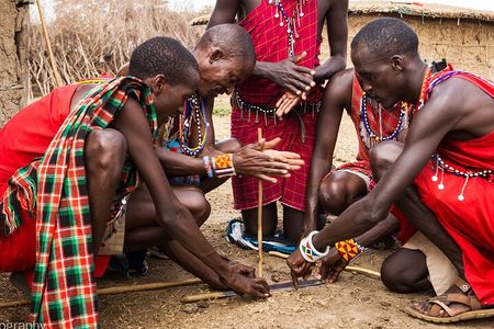 Maasai village visit and Chemka hot-springs with hot lunch.