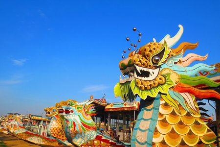 Scenic Dragon Boat Trip On Perfume River - Hue City