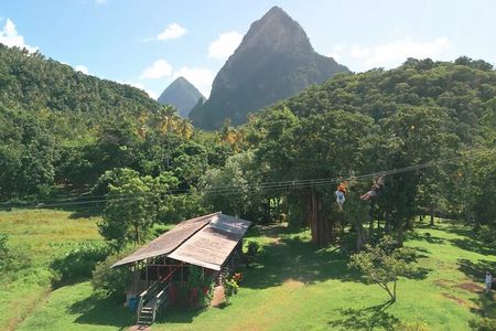 Morne Coubaril 3 in 1 Zipline Rum Chocolate and Lunch Experience