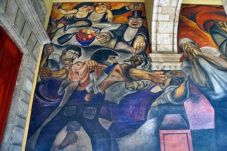 Walking Tour - Impressive murals in Historical Center of Mexico City