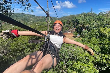 Monkey/Sloth Park + Zipline And City Tour In Roatan