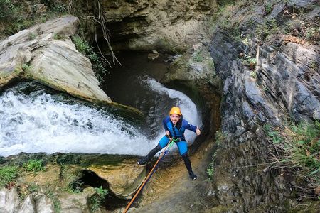 From Marbella: Guided Canyoning Tour in Sima del Diablo