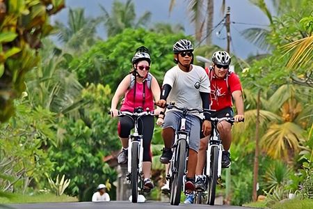 Bali Cycling Adventure and Uluwatu Sunset Tour with Kecak Dance