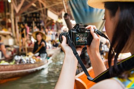 Damnoen Floating Market Trip With Optional Erawan Waterfall Visit