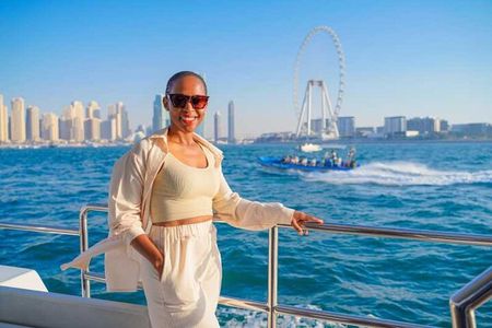 Marina Dubai Luxury Yacht in Dubai with (BF)