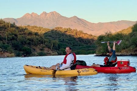 Kayaking and Paddle Boarding on Saguaro Lake
