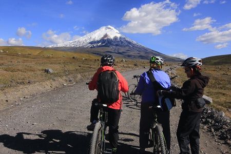 ebike around Cotopaxi Volcano