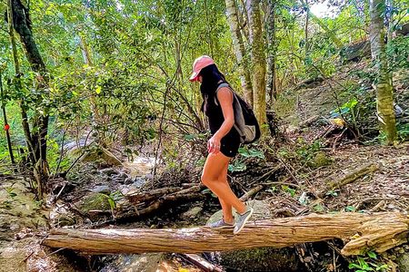 Hiking to Vallarta Botanical Garden. 