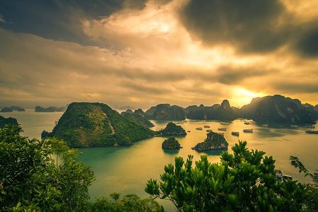  Ha Long Bay Cruise Day Tour-Cave, Kayaking,Ti top island & Lunch