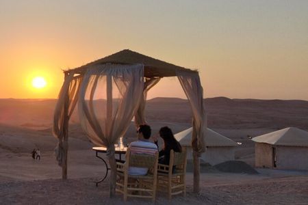 From Marrakesh: Agafay Desert Sunset, Camel Ride, and Dinner