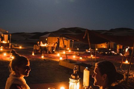 Marrakesh: Sunset Dinner in Agafay Desert with Show & Transfers