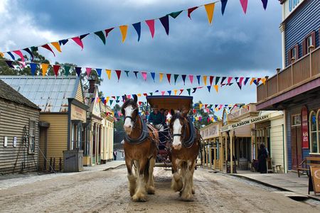 Sovereign Hill, Botanical Gardens and Melbourne Skydeck Bus Tour 