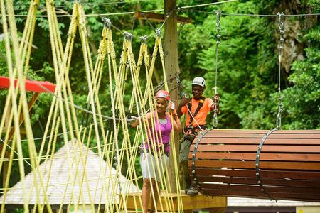 Zipline Experience & Obstacle Course at Harrison's Cave by Chukka