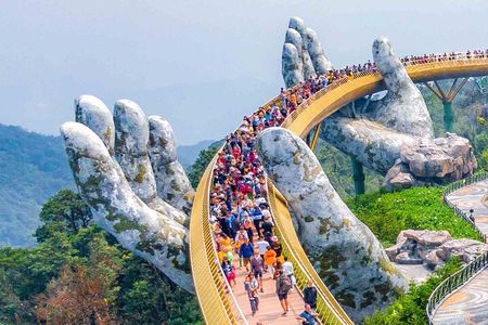 Experience Ba Na Hills and Golden Bridge Sunset Tour