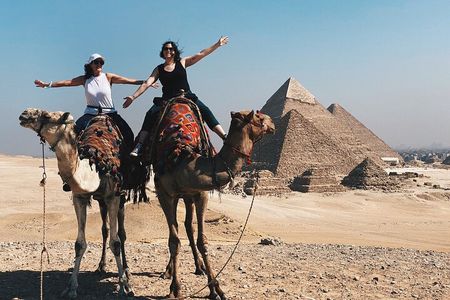 Private Giza Pyramids, GEM Museum, camel ride and lunch 