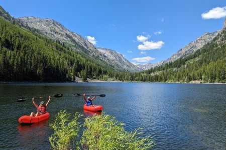 Alpine Lake Float and Guided Hike in the Bitterroot Mountains