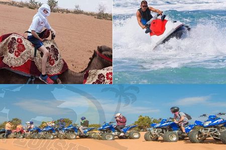 A Day of Quad Dromedary and Jet Ski with Lunch in Agadir