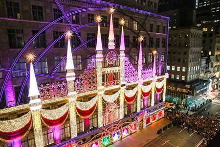 1 HR - Holiday Window Display Tour in a Vintage Car! 