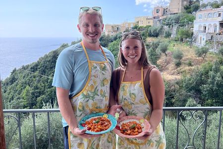 Small-Group Cooking Class in Positano: Gnocchi, Tiramisù & Drinks