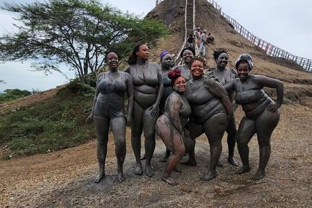 Tour to Mud Volcano with Pool and Beach with Lunch Included