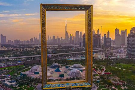 Dubai Frame Tickets, Creek, Souks & Blue Mosque Guided Tour