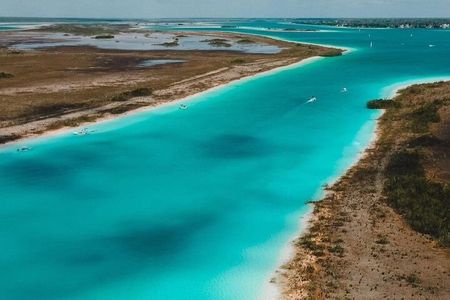 Lagoon of 7 colors from Costa Maya - Boat Tour and transportation