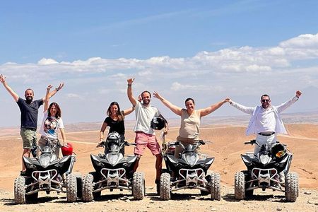 Luxury 2h quad in agafay with transportation